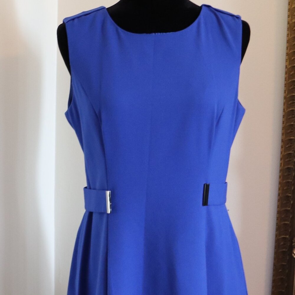 Calvin Klein Royal Blue Dress – Fully Lined | Size 8